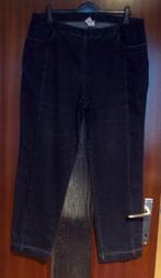 Pantalon dame, Claude Arielle, Bleu, Porté, Taille 46/48 (XL) ou plus grande
