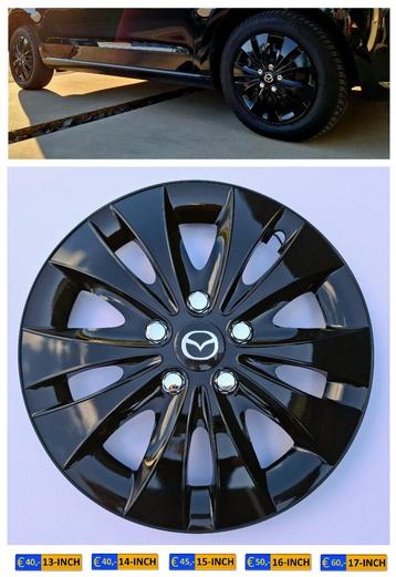 MAZDA Wieldoppen | ZWART🔥 | ✔️Meerdere modellen beschikbaar voor biedingen