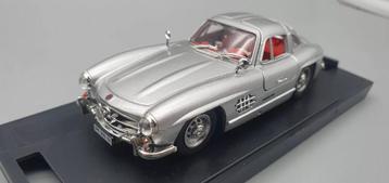 1:43 Bang 7089 Mercedes 300 SL gullwing 1955 silver beschikbaar voor biedingen