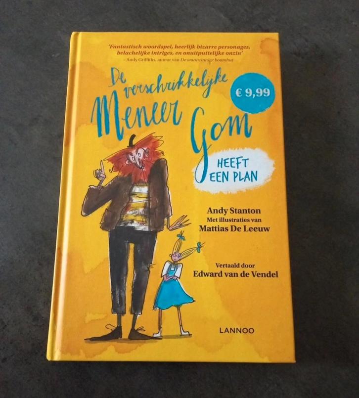 De verschrikkelijke meneer Gom heeft een plan, Boeken, Kinderboeken | Jeugd | onder 10 jaar, Gelezen, Ophalen of Verzenden