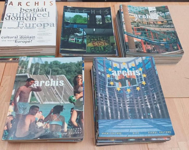 Archis tijdschrift architectuur kunst 1996-2000 5 jaargangen, Boeken, Kunst en Cultuur | Architectuur, Ophalen of Verzenden