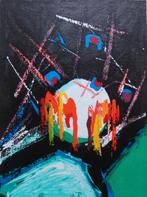 GERARD BIJNENS / KOSMOS / KLEURLITHO / 54x39cm / SIG, Antiek en Kunst, Ophalen of Verzenden