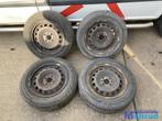 Fiat punto banden en stalen velgen set 4x98 14 inc, Auto-onderdelen, Ophalen, Gebruikt, Fiat