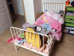 Ikea meegroeibed wit metaal, Kinderen en Baby's, Ophalen, Zo goed als nieuw
