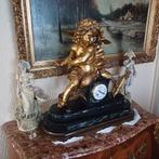 Exclusieve clock uniek stuk constantin Detouche 1850 brons, Antiek en Kunst, Ophalen, Brons