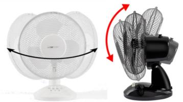 Clatronic tafelventilator 40 Watt in wit of zwarte kleur beschikbaar voor biedingen