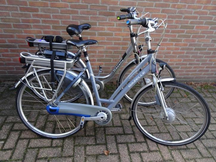 set nieuw staat licht gewicht gazelle's zware geteste accu, Fietsen en Brommers, Elektrische fietsen, Zo goed als nieuw, Gazelle