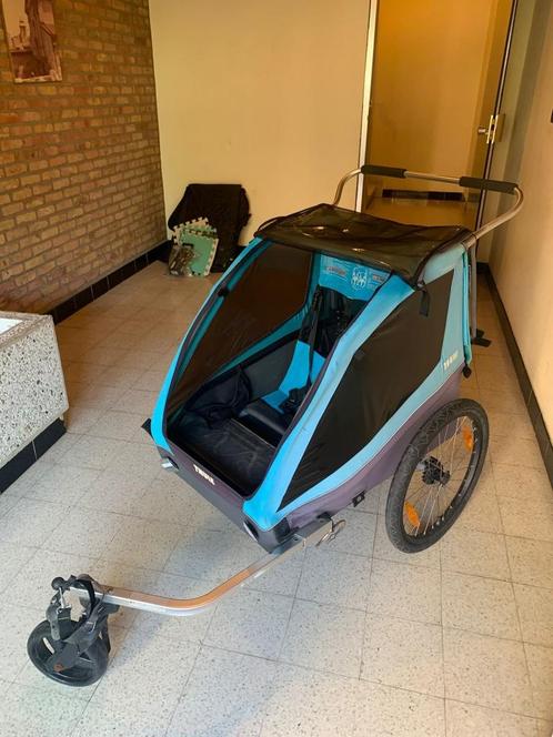 Thule coaster bike trailer / fietstrailer /remorque de velo, Kinderen en Baby's, Kinderwagens en Combinaties, Gebruikt, Kinderwagen