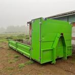 Haakarm container met materiaalkast, Ophalen