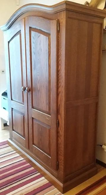 Hall kast/kleerkast, Huis en Inrichting, Kasten | Kleerkasten, Ophalen, Gebruikt, 100 tot 150 cm, Eikenhout