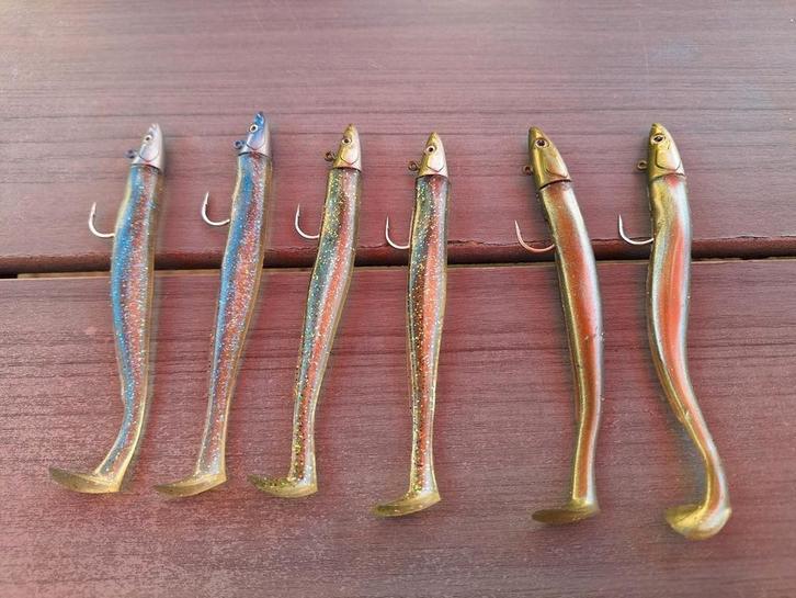 3 paires de leurres FIIISH :  pêche du Bar, Watersport en Boten, Hengelsport | Zeevissen, Zo goed als nieuw, Ophalen