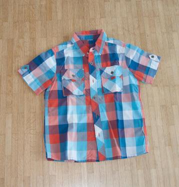 geblokt hemdje - maat 122 beschikbaar voor biedingen