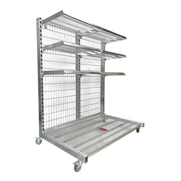 Présentoir / Étagère à marchandises en chrome massif - Wanzl, Articles professionnels, Enlèvement