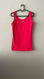 RODE TANKTOP MET FUSHIA BLOUSE S, Kleding | Dames, Ophalen of Verzenden, Zo goed als nieuw, Maat 36 (S), Rood