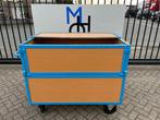 Magazijnwagen verrijdbaar/transportwagen/bakwagen met klep, Ophalen, Gebruikt, Overige typen