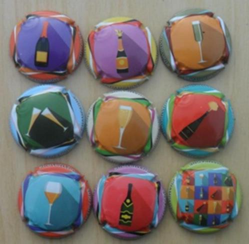 Champagne capsules - Generieken Champagne mosaïque (GA 126), Verzamelen, Complete verzamelingen en Collecties, Verzenden