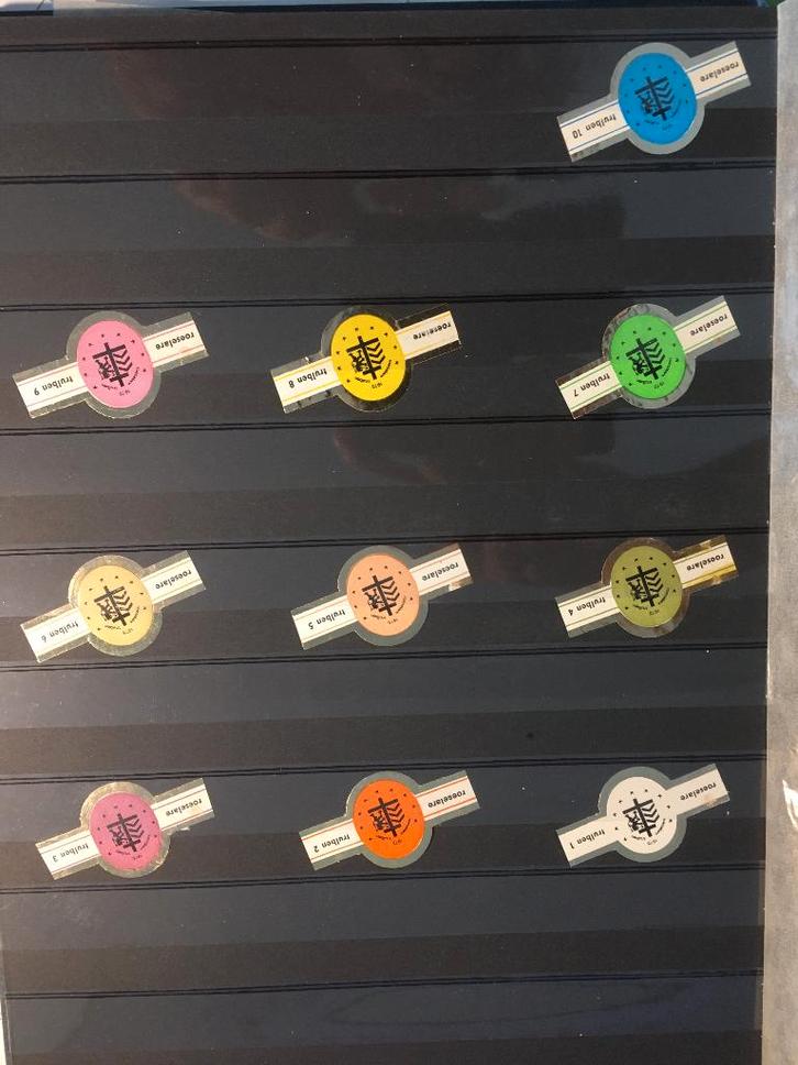 roeselare trulben  merk : Subliem (groot lot), Collections, Articles de fumeurs, Briquets & Boîtes d'allumettes, Comme neuf, Bagues de cigare