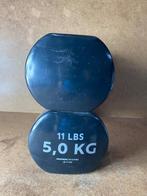 Dumbbells – 2 x 5kg – Decathlon Domyos Nyamba, Ophalen, Nieuw, Benen, Dumbbell
