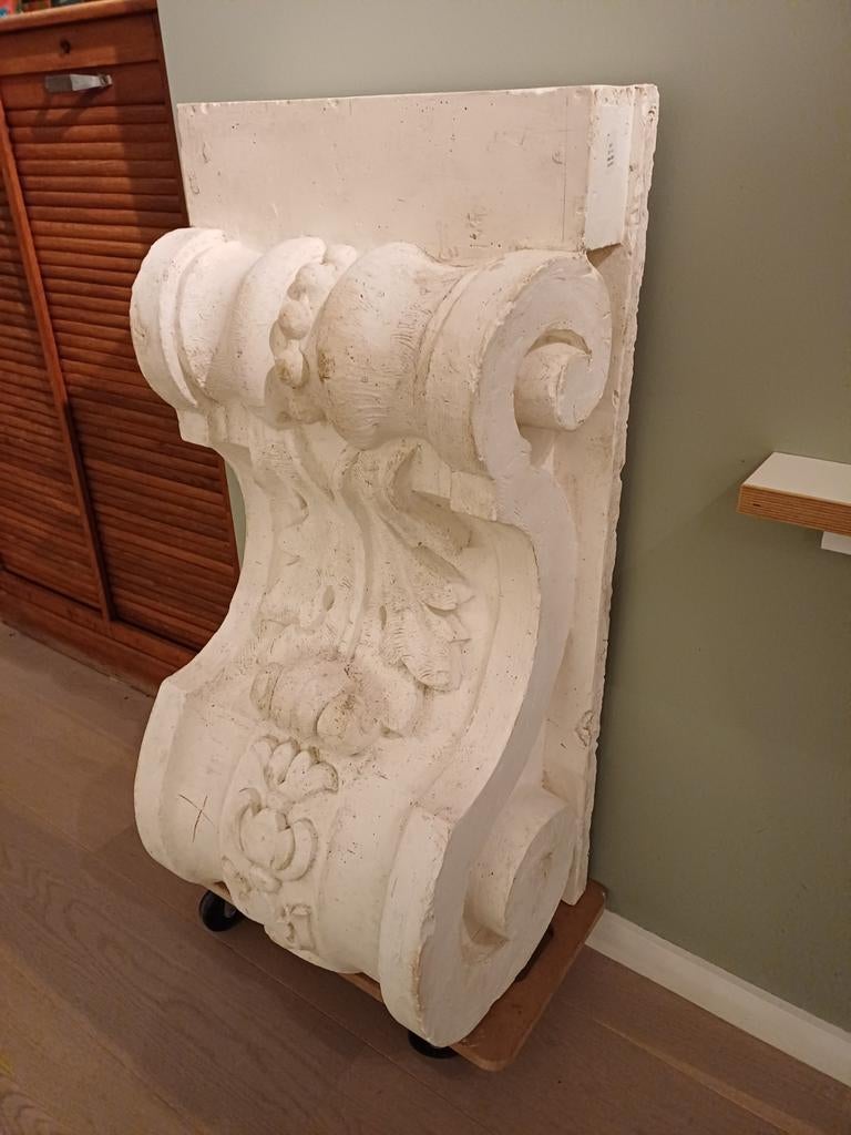 Klassiek ornament in plaaster, Antiek en Kunst, Curiosa en Brocante, Ophalen