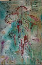 Groot abstract schilderij, olieverf, paletmes, nieuw., Antiek en Kunst, Kunst | Schilderijen | Abstract, Ophalen