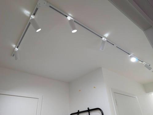 Volledige set nieuwe LED Ledvion railverlichting, Huis en Inrichting, Lampen | Spots, Nieuw, Plafondspot of Wandspot, Kunststof