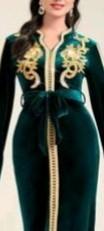Caftan 25 euros, taille 40/42, Enlèvement ou Envoi, Comme neuf, Taille 38/40 (M), Vert