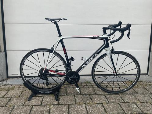 Racefiets Museeuw in vlas-carbon, Fietsen en Brommers, Fietsen | Racefietsen, Gebruikt, Heren, Overige merken, Meer dan 20 versnellingen