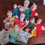 Retro handpoppen poppenkastpoppen ( F ), Ophalen of Verzenden, Zo goed als nieuw