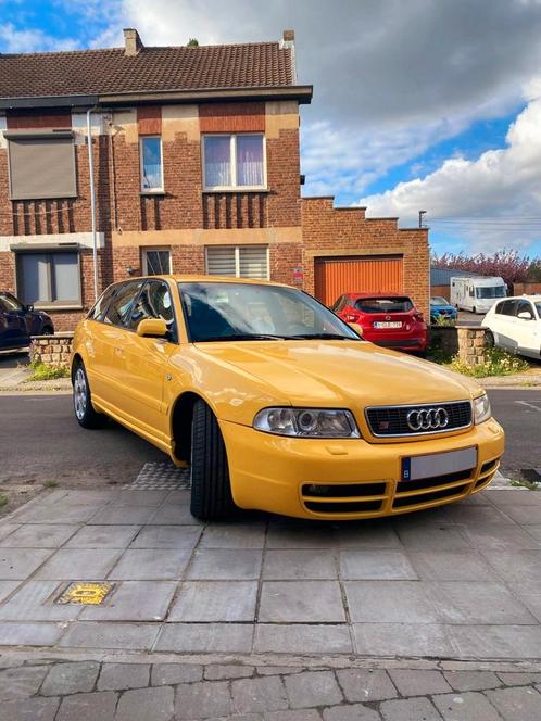 Audi S4 B5 Geel Imola, Auto's, Audi, Particulier, Quattro, 4x4, ABS, Airbags, Airconditioning, Alarm, Boordcomputer, Centrale vergrendeling
