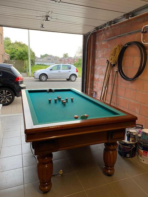 tapbiljart, Sport en Fitness, Biljarten en Poolen, Gebruikt, Biljarttafel, Ophalen