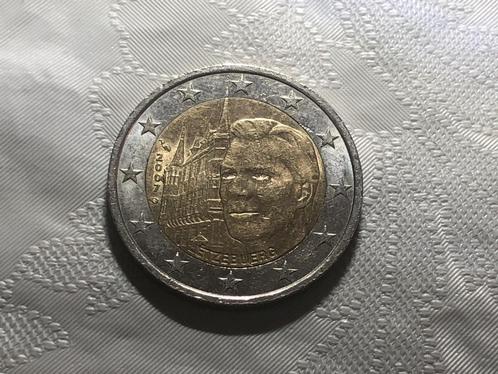 Gebruikte Luxemburgse herdenkingsmunt van 2 euro 2007., Postzegels en Munten, Munten | Europa | Euromunten, Losse munt, 2 euro