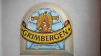 plaque emaillée de brasserie Grimbergen, Verzamelen, Merken en Reclamevoorwerpen, Ophalen of Verzenden, Gebruikt, Reclamebord