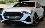 Audi E-tron 55 Quattro S-Line 95 kWh *PANO/360CAM/ACC/HUD*, Auto's, Audi, Automaat, Wit, 5 zetels, SUV of Terreinwagen