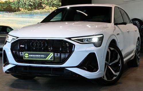 Audi E-tron 55 Quattro S-Line 95 kWh *PANO/360CAM/ACC/HUD*, Auto's, Audi, Bedrijf, Te koop, e-tron, 360° camera, 4x4, ABS, Achteruitrijcamera