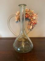 Haut vase en verre pour 1 à 3 fleurs/décoration de table, Comme neuf, Moins de 50 cm, Enlèvement ou Envoi, Verre