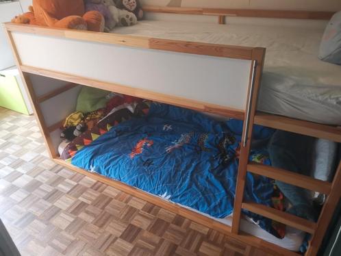 Lit superposé pour enfant IKEA + sommier, Kinderen en Baby's, Kinderkamer | Stapelbedden en Hoogslapers, Gebruikt, Ophalen