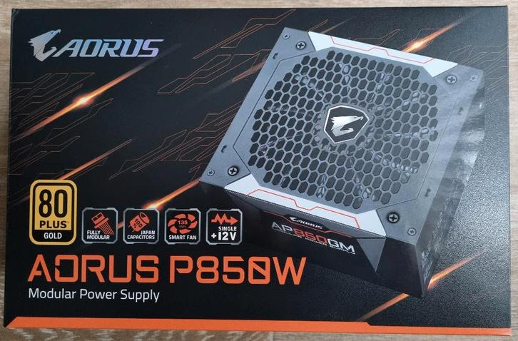 Gigabyte Aorus P850w - voeding / PSU, Computers en Software, Interne voedingen, Zo goed als nieuw, Ophalen of Verzenden