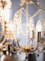 Kroonluchter, Huis en Inrichting, Lampen | Kroonluchters, Ophalen, Zo goed als nieuw, Glas