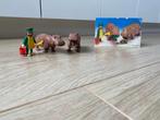 Hippopotames et gardien de zoo Playmobil numéro 3547, Comme neuf, Ensemble complet, Enlèvement
