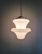 Art Deco hanglamp in witte opaline, 1920-30, Antiek en Kunst, Ophalen of Verzenden