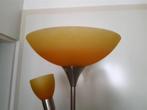 Staandelamp, Huis en Inrichting, Lampen | Vloerlampen, Ophalen, Gebruikt, Glas