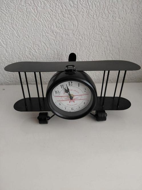 Klok vliegtuig, Antiek en Kunst, Curiosa en Brocante, Ophalen of Verzenden
