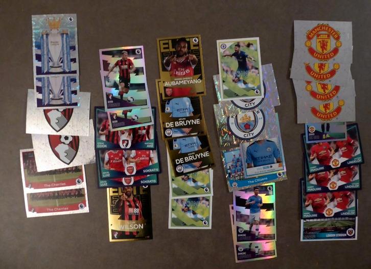 Lot 33 Panini-stickers Engelse Premier League 2019-2020, Hobby en Vrije tijd, Stickers en Plaatjes, Nieuw, Ophalen of Verzenden