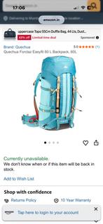 Backpack rugzak, Sport en Fitness, Bergsport en Wandelen, Ophalen, Nieuw, Rugzak