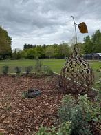 tuinbeeld,grote peer uit hoefijzers gemaakt , 195 cm hoog, Tuin en Terras, Ophalen, Nieuw, Metaal, Abstract beeld