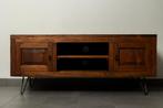 TV kast teak, Moins de 100 cm, Comme neuf, 100 à 150 cm, Enlèvement