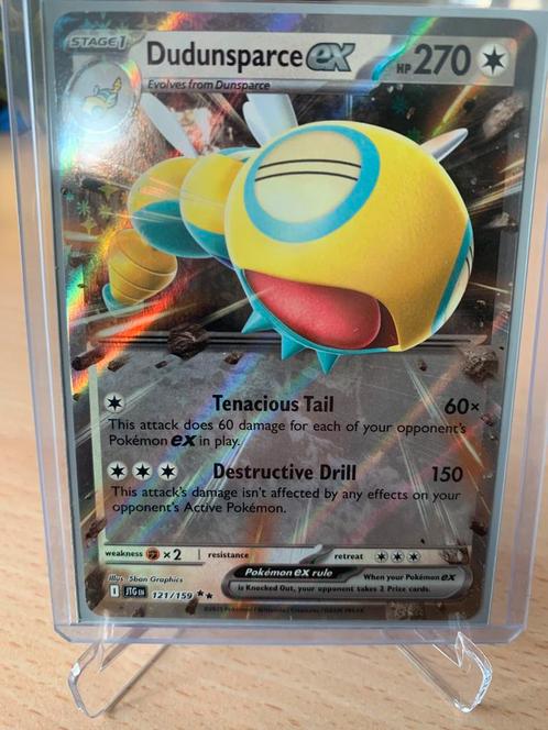 Pokemon dudunsparce ex journey together, Hobby en Vrije tijd, Verzamelkaartspellen | Pokémon, Zo goed als nieuw, Ophalen of Verzenden