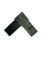 Hoekstukje 3 weg 20 x 20 x 1,5 mm 3-weg Haaks Groen, Ophalen of Verzenden, Nieuw, Kunststof, Volière