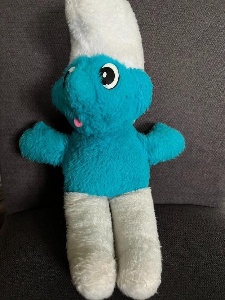 Vintage pluchen smurf, Verzamelen, Smurfen, Verzenden