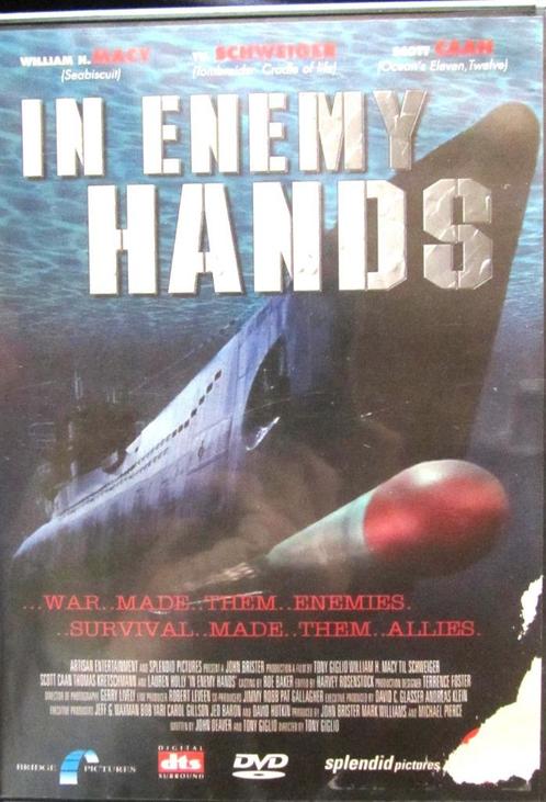 DVD- OORLOG- IN ENEMY HANDS, Cd's en Dvd's, Dvd's | Actie, Zo goed als nieuw, Oorlog, Alle leeftijden, Ophalen of Verzenden